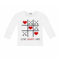 Carra Love Always Wins детска блуза